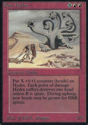 Magic the Gathering: Limited Edition Alpha (Base Set) card 171 Rock Hydra