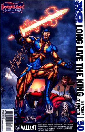 X-O Manowar (2012)  issue 50-O Andy Smith Borderlands Cover