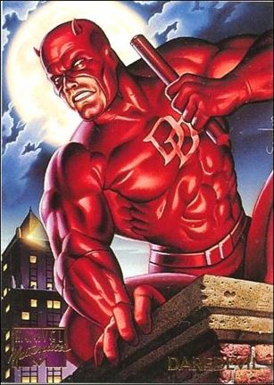 1995 Marvel Masterpieces (Base Set) card 27 Daredevil