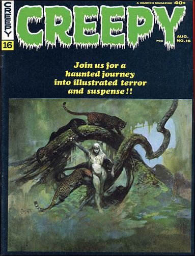 Creepy issue 16 Frazetta Cover
