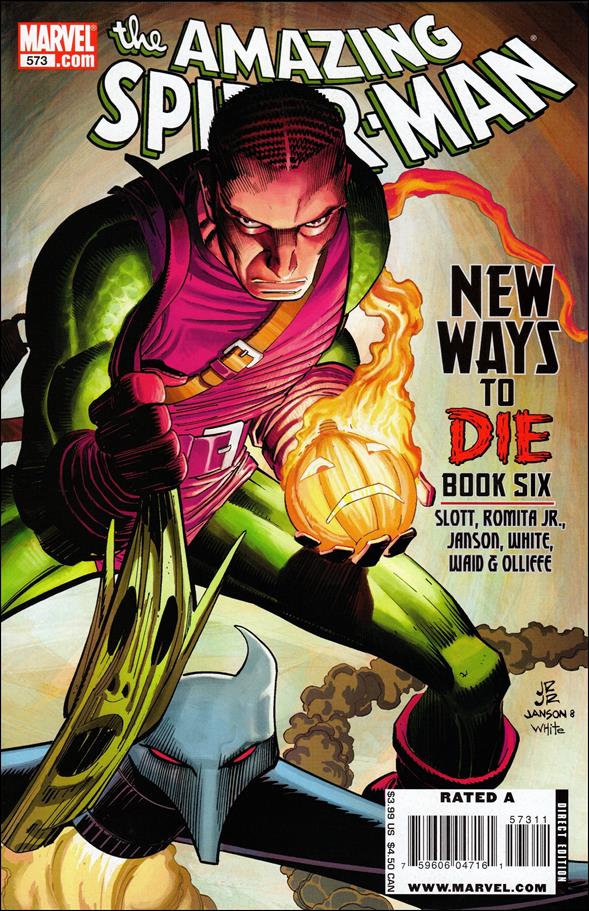 Amazing Spider-Man (1963) issue 573 John Romita Jr. Cover