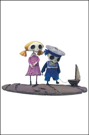 Corpse Bride (Series 1) figure 4 Skeleton Boy and Girl