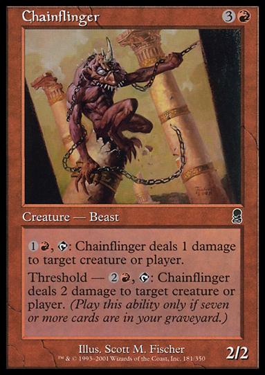 Magic the Gathering: Odyssey (Base Set) card 181 Chainflinger