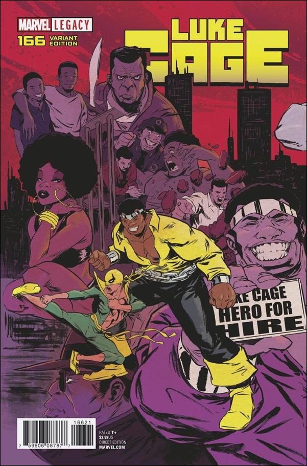 Luke Cage issue 166-C Sanford Greene Connecting Cover
