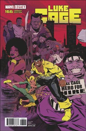 Luke Cage issue 166-C Sanford Greene Connecting Cover