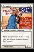 Magic the Gathering: Unhinged (Base Set) card 5 Cheap Ass