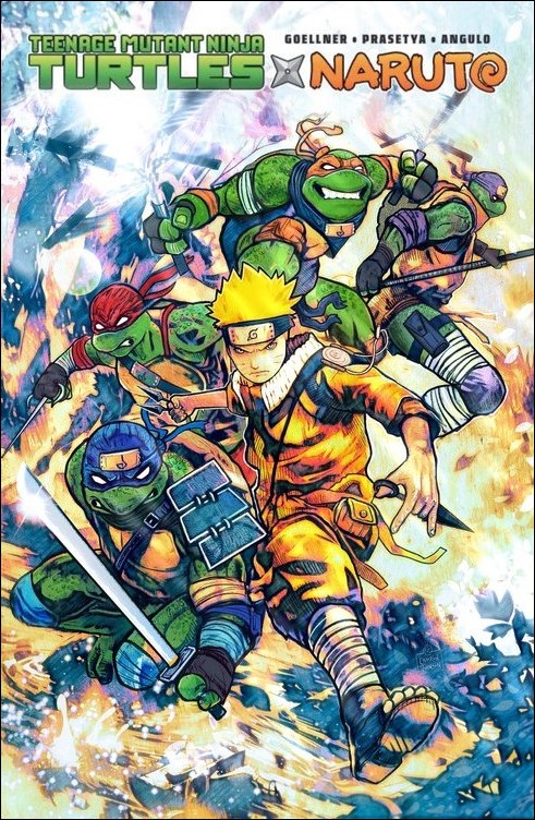 Teenage Mutant Ninja Turtles x Naruto issue 1-Q Retailer Exclusive Cameron Johnson Dress Cover