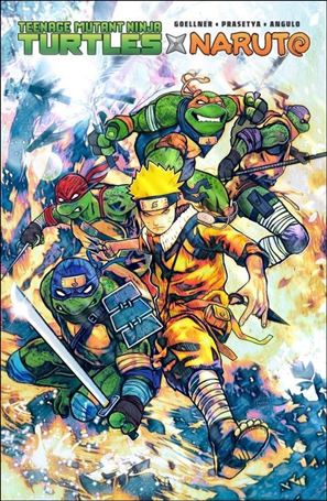 Teenage Mutant Ninja Turtles x Naruto issue 1-Q Retailer Exclusive Cameron Johnson Dress Cover