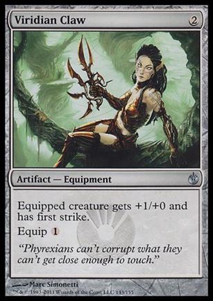 Magic the Gathering: Mirrodin Besieged (Base Set) card 143 Viridian Claw