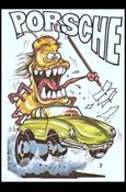 Fantastic Odd Rods: Series 2 (Base Set) card 7 Porsche
