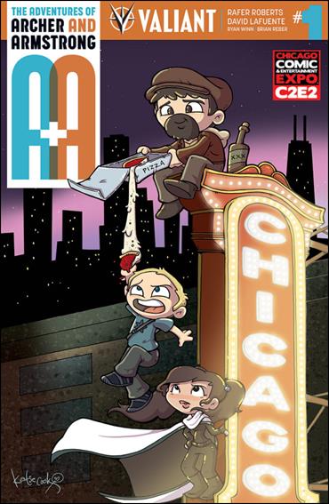 A&A: The Adventures of Archer & Armstrong issue 1-J Katie Cook C2E2 Cover