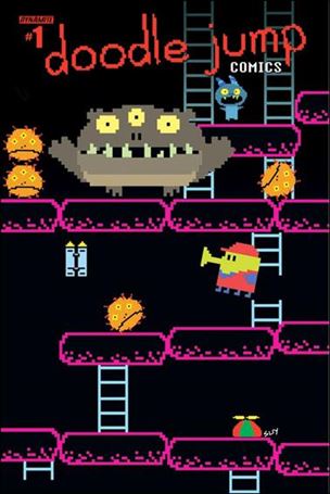 Doodle Jump issue 1-D Steve Uy Video Game Exclusive Variant Cover