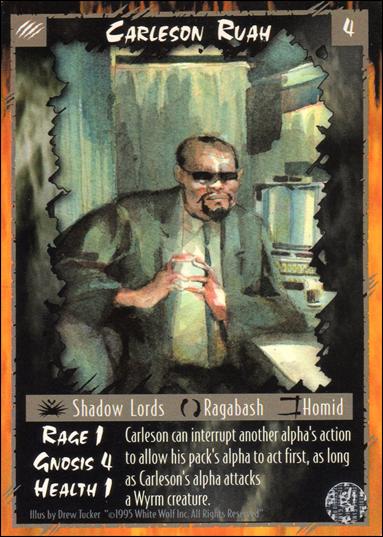 Rage Limited (Base Set) card 41 Carleson Ruah 