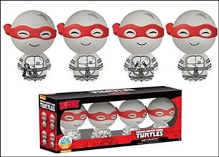 Dorbz Multi-Packs figure Nn2 Leonardo, Donatello, Rafael, Michelangelo (B&W)