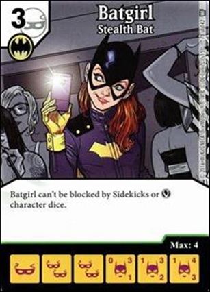 DC Comics Dice Masters World's Finest card 78 Batgirl: Stealth Bat
