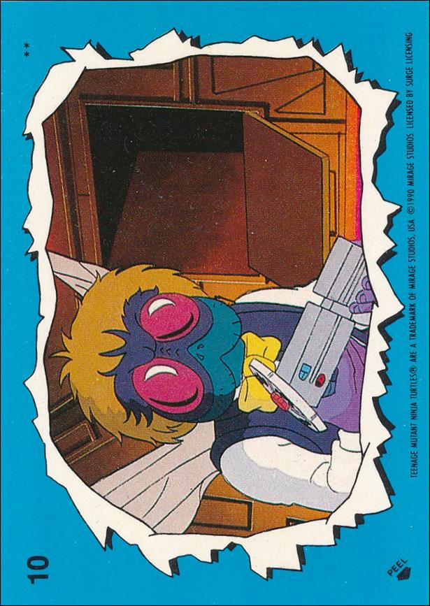 Teenage Mutant Ninja Turtles: Series 2 (Sticker Subset) card 10