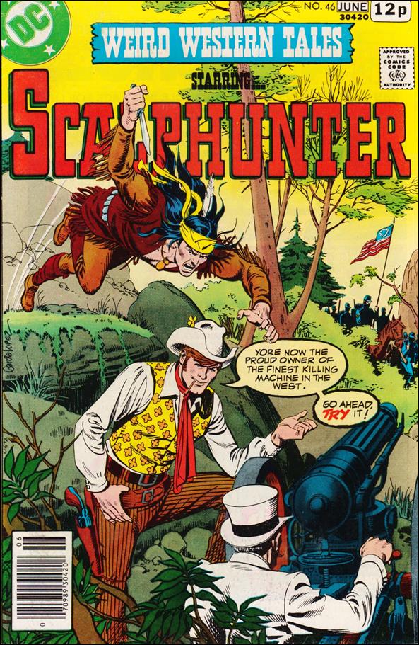 Weird Western Tales (1972) issue 46-B UK Price Cover