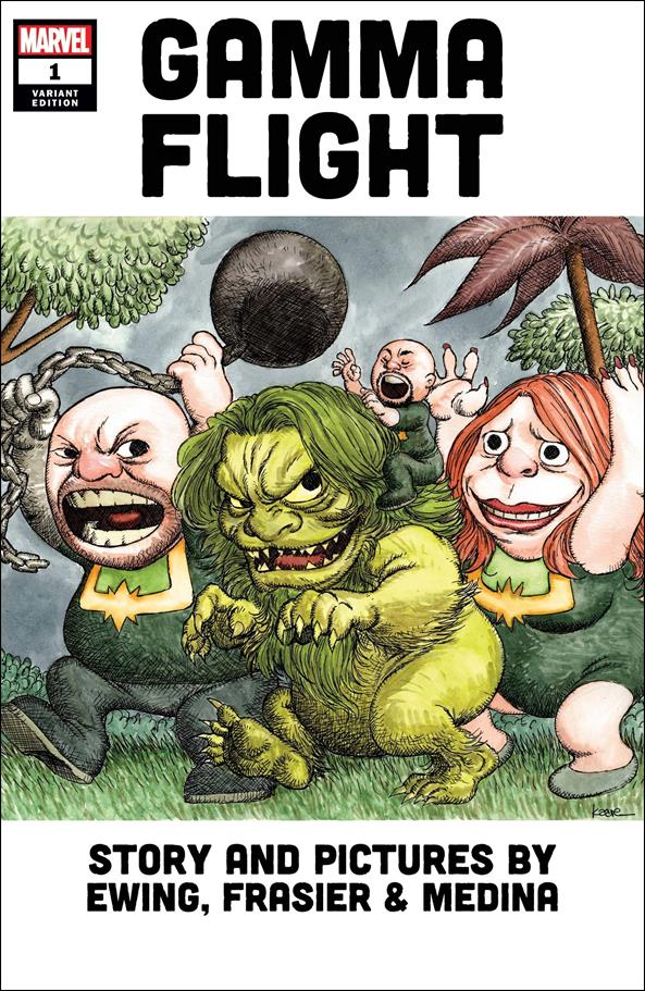 Gamma Flight issue 1-D Kaare Andrews 1:25 Cover