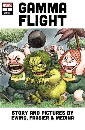 Gamma Flight issue 1-D Kaare Andrews 1:25 Cover