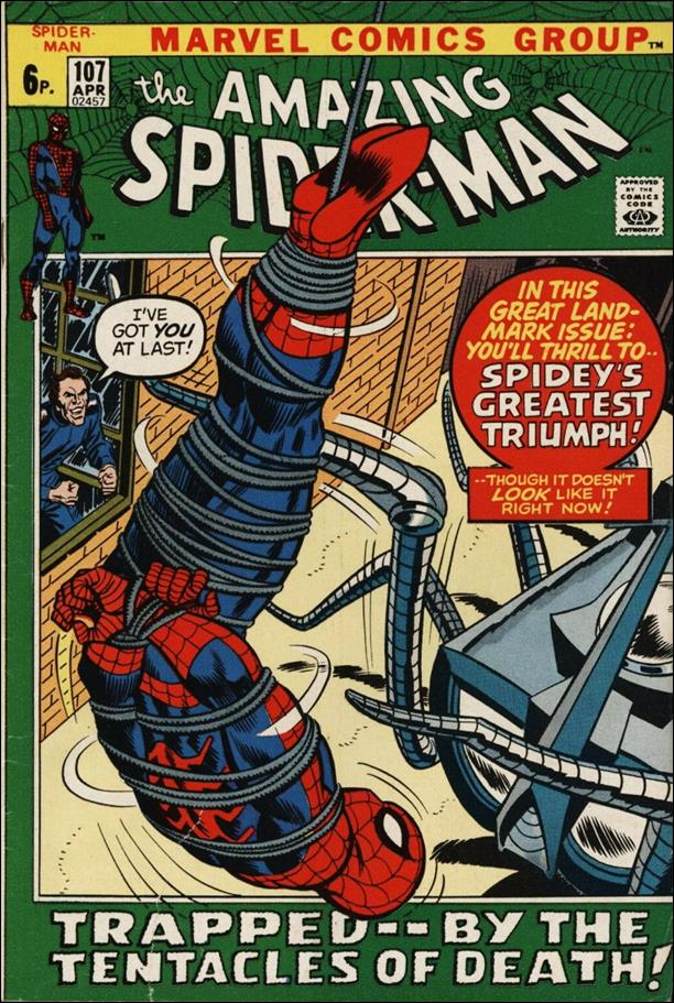 Amazing Spider-Man (1963) issue 107-B UK Price Cover
