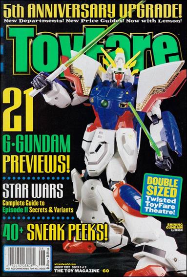 Toyfare: The Toy Magazine issue 60-C Shining Gundam Cover