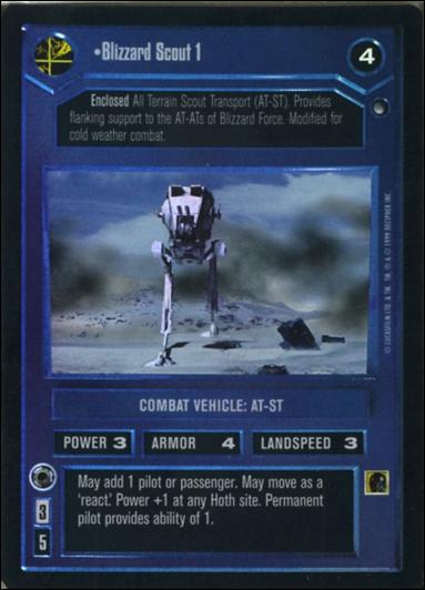 Star Wars: Reflections: A Collector's Bounty (Base Set) card 53 Blizzard Scout 1