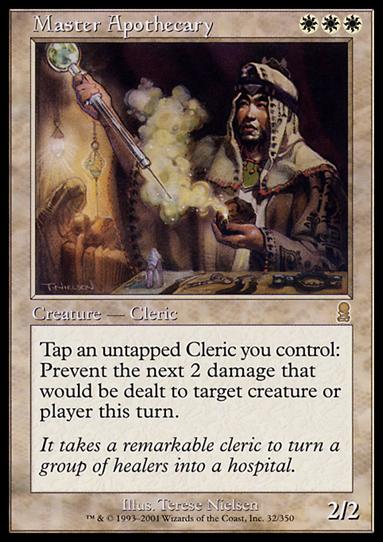 Magic the Gathering: Odyssey (Base Set) card 32 Master Apothecary