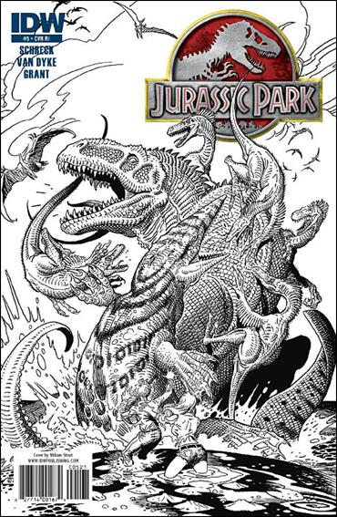 Jurassic Park (2010) issue 5-C William Stout 1:10 Sketch Cover
