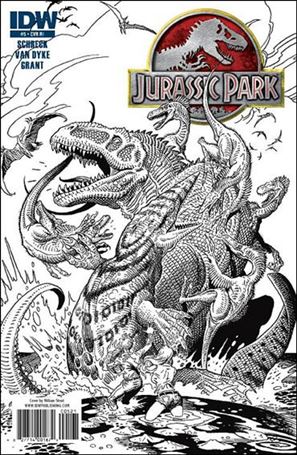 Jurassic Park (2010) issue 5-C William Stout 1:10 Sketch Cover