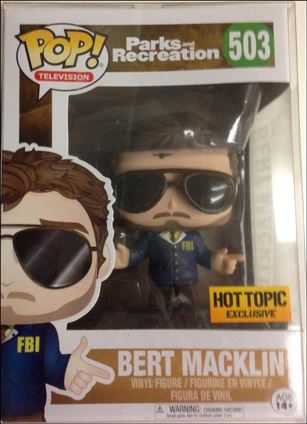 POP! Television figure 503 Bert Macklin Hot Topic Exclusive