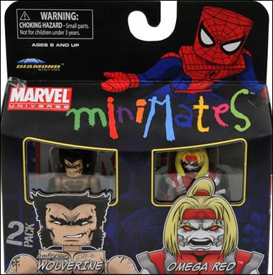 Marvel Minimates (Exclusives) figure 73 Danger Room Wolverine and Omega Red