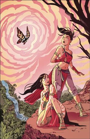 Mothra: Queen of the Monsters issue 2-C Nicole Goux Virgin 1:25 Cover