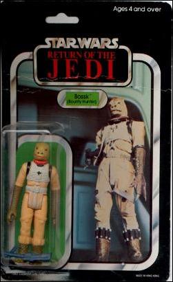 Star Wars 3 3/4" Basic Action Figures (Vintage) figure 22-B Bossk (Bounty Hunter) (RotJ)