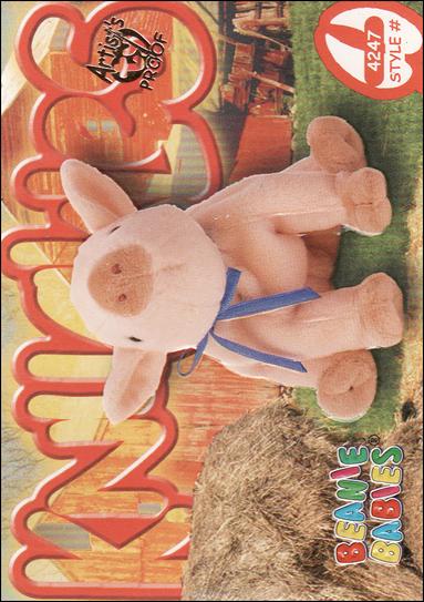 Beanie Babies Series 4 (Artist Proof Parallel Base Set) card 204 Knuckles