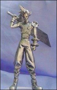 Final Fantasy Trading Arts (Series 1) figure 1-B Cloud Strife (Metallic)