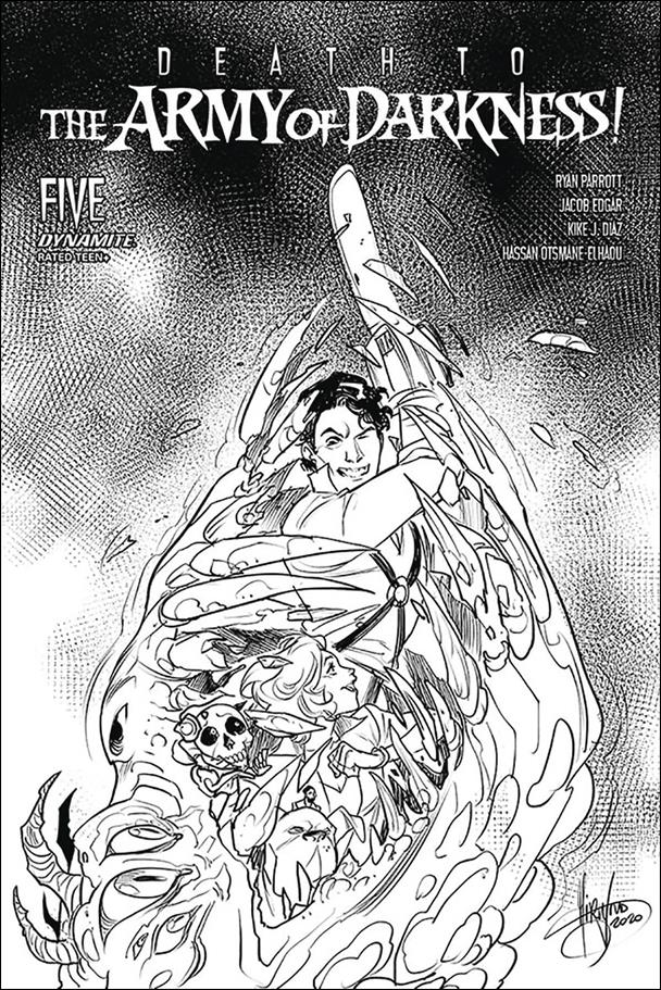 Death to the Army of Darkness issue 5-E Mirka Andolfo 1:10 Black & White Cover