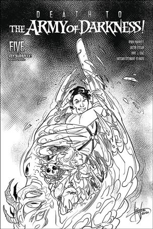 Death to the Army of Darkness issue 5-E Mirka Andolfo 1:10 Black & White Cover