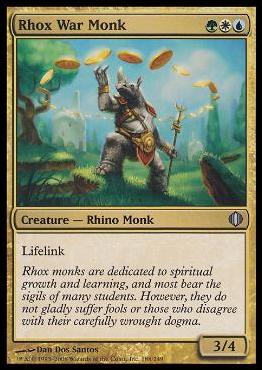 Magic the Gathering: Shards of Alara (Base Set) card 188 Rhox War Monk