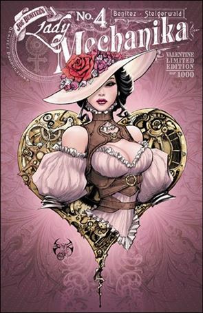 Lady Mechanika issue 4-F Joe Benitez Valentine Cover 1/1000