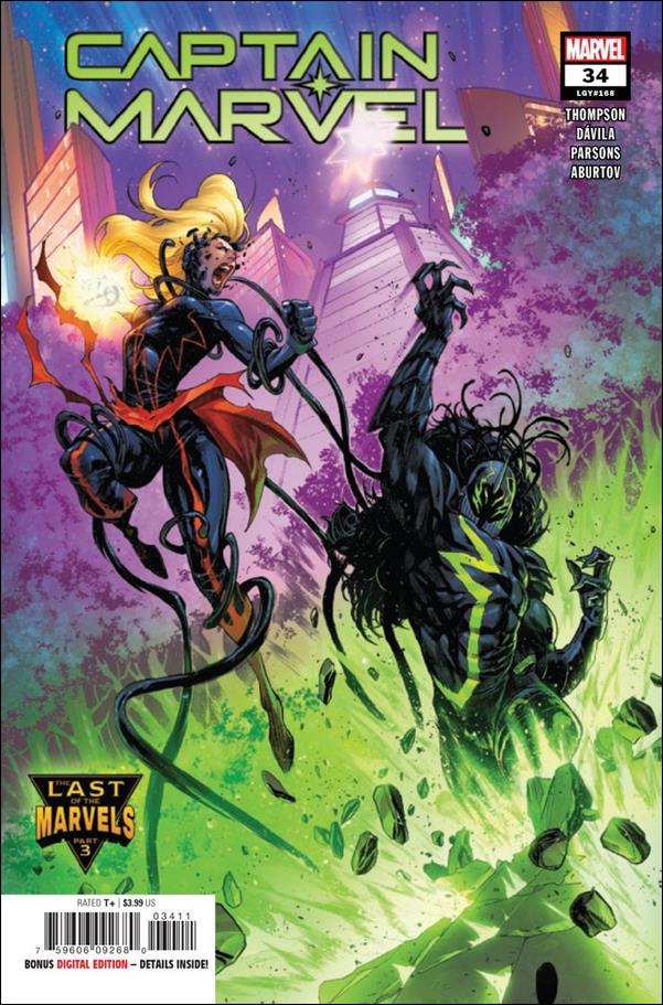 Captain Marvel (2019) issue 34 Iban Coello Cover