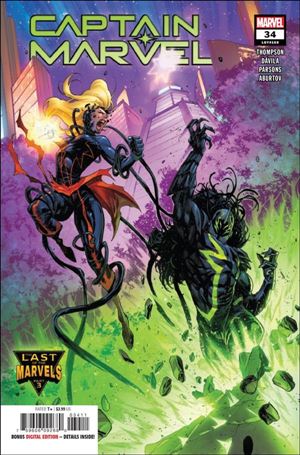 Captain Marvel (2019) issue 34 Iban Coello Cover