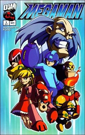 Megaman issue 1-B Skottie Young Cover
