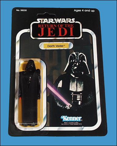 Star Wars 3 3/4" Basic Action Figures (Vintage) figure 6-C Darth Vader (RotJ)