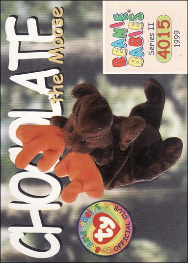 Beanie Babies Series 2 (Base Set) card 162 Chocolate the Moose