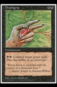Magic the Gathering: 5th Edition (Base Set) card 154 Deathgrip
