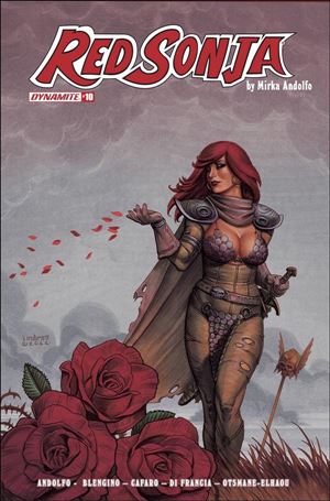Red Sonja (2021) issue 10-C Joseph Michael Linsner Cover
