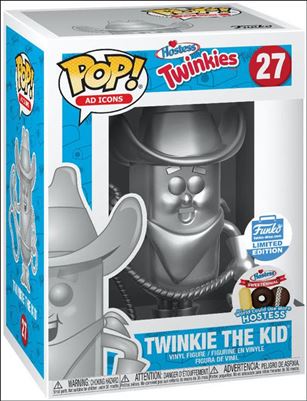 POP! Ad Icons figure 27-C Twinkie the Kid (Silver) Funko Shop Exclusive