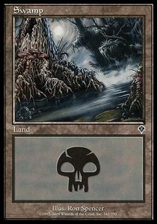 Magic the Gathering: Invasion (Base Set) card 342 Swamp