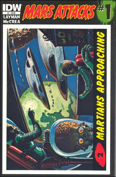 Mars Attacks (2012) issue 1-B Card #2 (Martians Approaching)