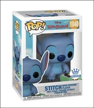 POP! Disney figure 1048 Stitch with record player